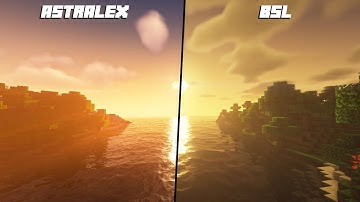 BSL vs ASTRALEX Shaders Comparison | MINECRAFT JAVA EDITION