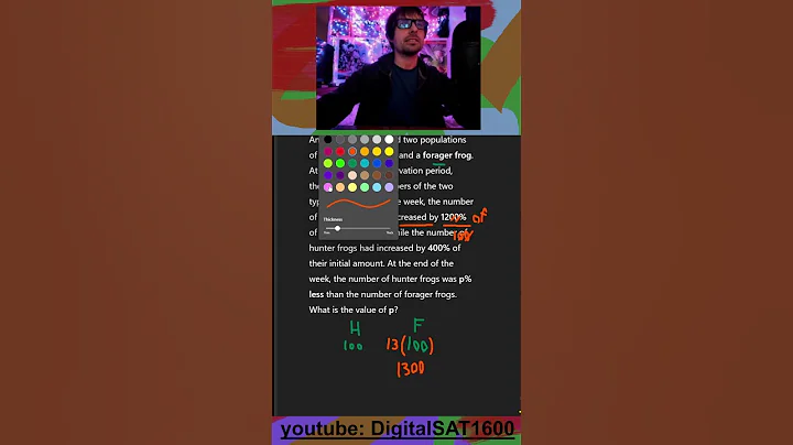 *real* October 2025 SAT: Percentage tricks