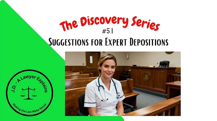 Depositions of Experts Present Unique Challenges