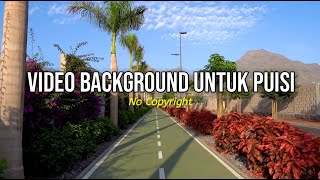 Video Background Jalan Slow Motion (No Copyright)