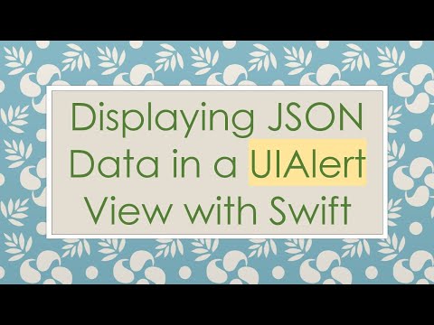 Displaying JSON Data