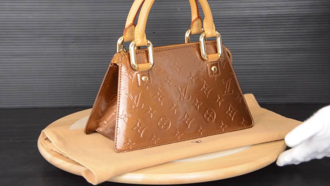 Louis Vuitton Forsyth Handbag Monogram Vernis Mini Brown 1178391