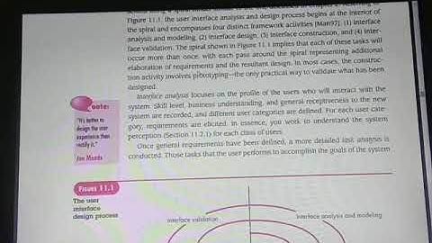 SE UNIT4 CHAPTER 1 UI DESIGN TOPIC INTERFACE ANALYSIS AND DESIGN