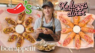 Pro Chef Remakes Chili’s Southwestern Eggrolls (NYC Diner-Style) | Bon Appétit