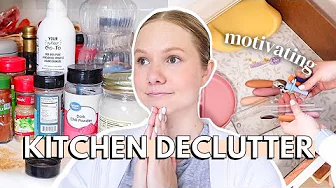 I hate decluttering in here 🏠 | EXTREME Kitchen Declutter + Organize with Me