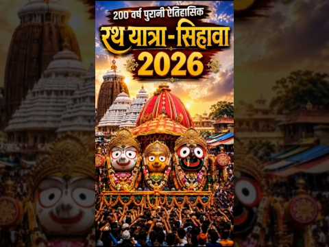 😱 ⭕‼️⭕ 200 साल पुरानी सिहावा की ऐतिहासिक Rath Yatra 2026 🚩| #shorts #viral #chhattisgarh #rathyatra