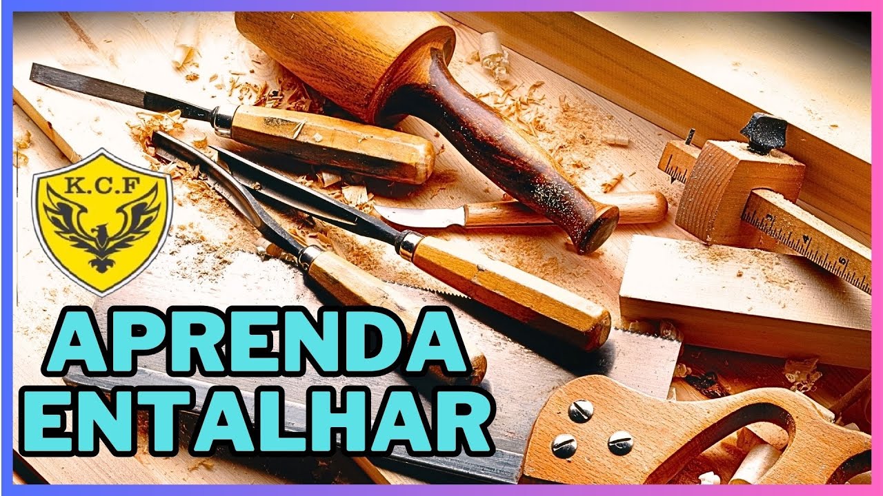 SEGREDO de Como entalhar em Madeira | Como esculpir | ENTALHE a PLACA ...