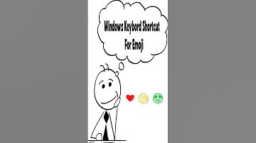 Windows Keyboard Shortcut for Emoji 🧐❤️😃😍 #keybordshortcut #computertips #computer  #computertricks