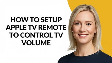 How to Setup Apple Tv Remote to Control Tv Volume - Julia