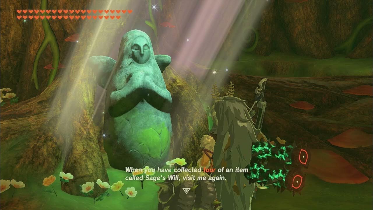 Goddess Statue, Korok Forest The Legend of Zelda Tears of the