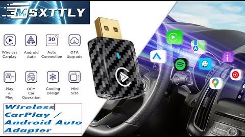 MSXTTLY Android Auto / CarPlay Wireless Adapter