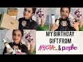 I Got Birthday Gift from Nykaa &amp; purple 😀🥰 #nykaa #gift