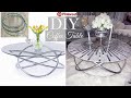 AMAZING HULA HOOP DIY! COFFEE TABLE USING HULA HOOPS!