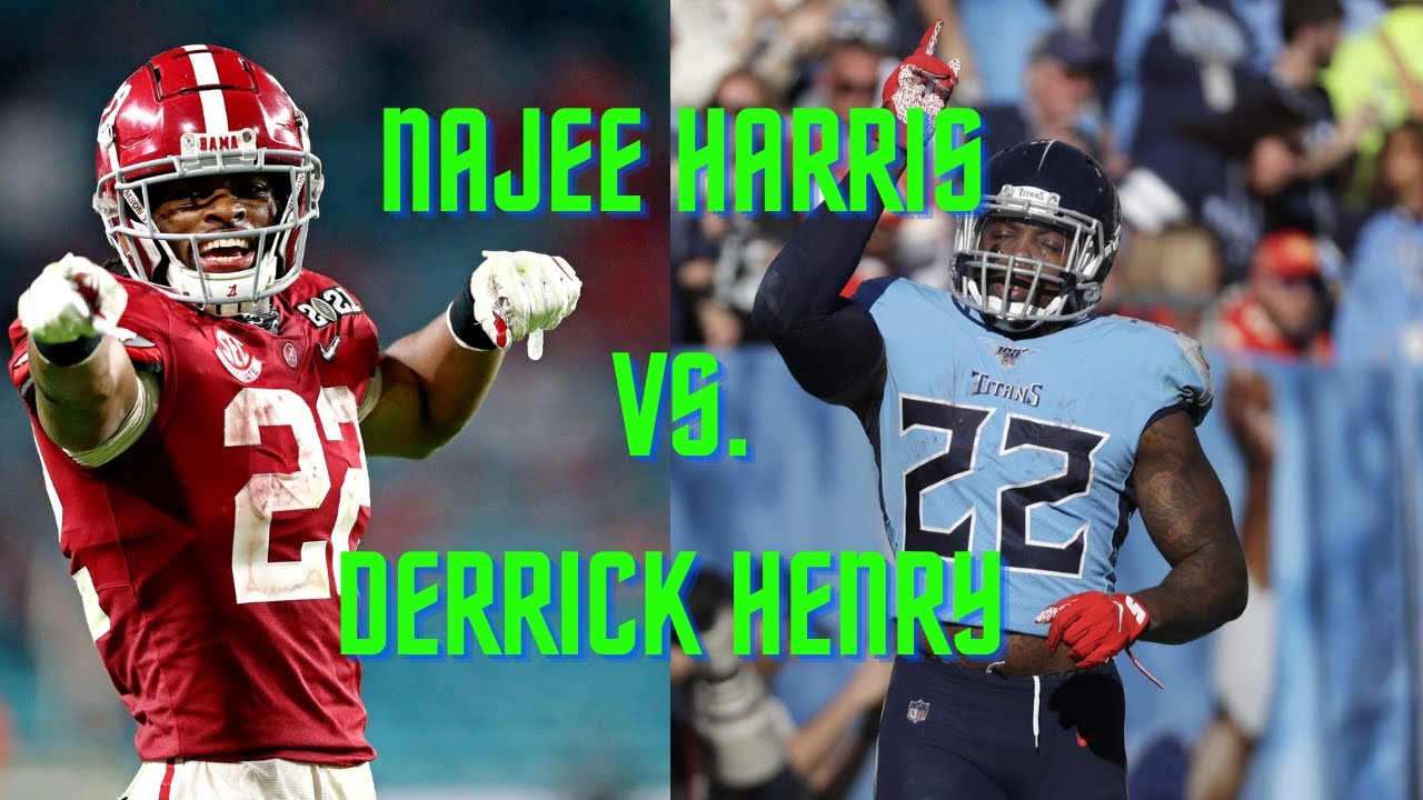 How Najee Harris Compares To Derrick Henry - YouTube