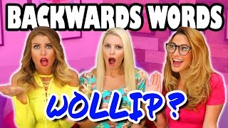 Backwards Word Challenge with Jenn, Lindsey and Julin. Totally TV