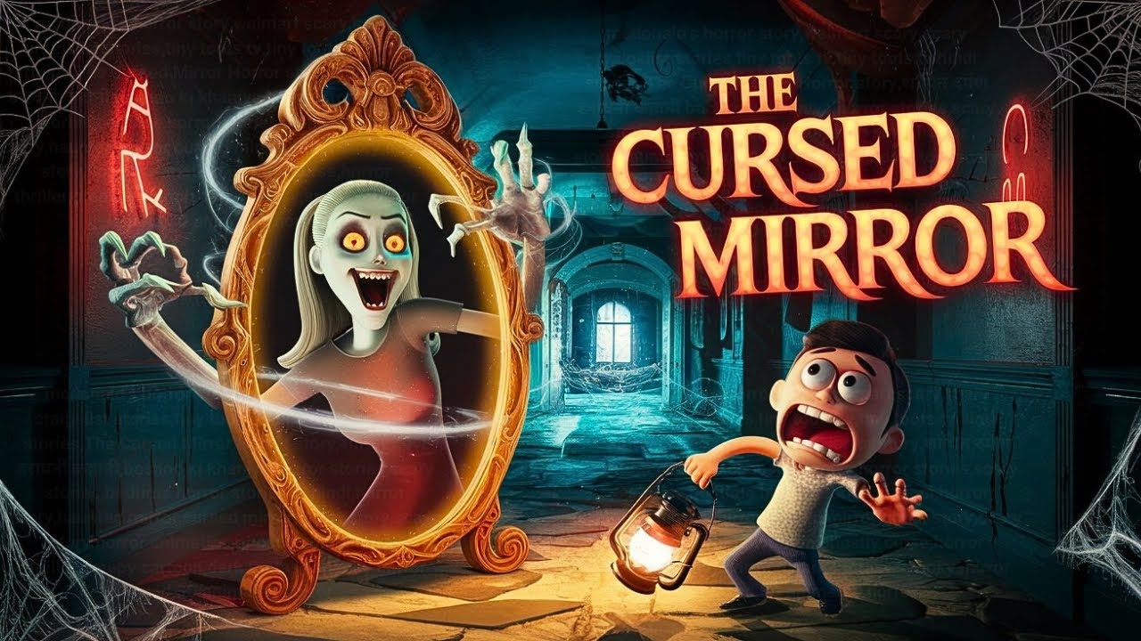 The Cursed Mirror Horror story || शापित दर्पण डरावनी कहानी || Tiny ...