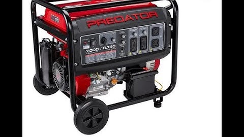 Carb replacement on PREDATOR 8750 Generator
