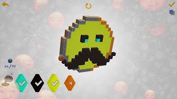 How To Draw & Color 3D Emoji - Voxel Coloring Pixel Art Pages For Kids