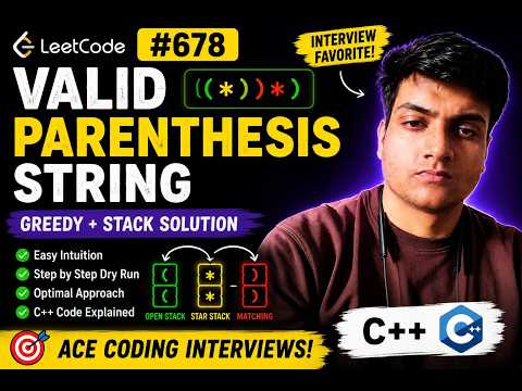 678.  Valid Parenthesis String Leetcode Solution