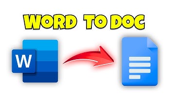 How to Convert a Word Doc to a Google Doc -STEP BY STEP
