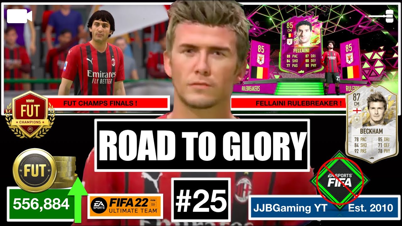 #25 - ROAD TO GLORY | FUT CHAMPS REWARDS + FINALS ! | FELLAINI RULEBREAKER | FIFA 22 ULTIMATE TEAM