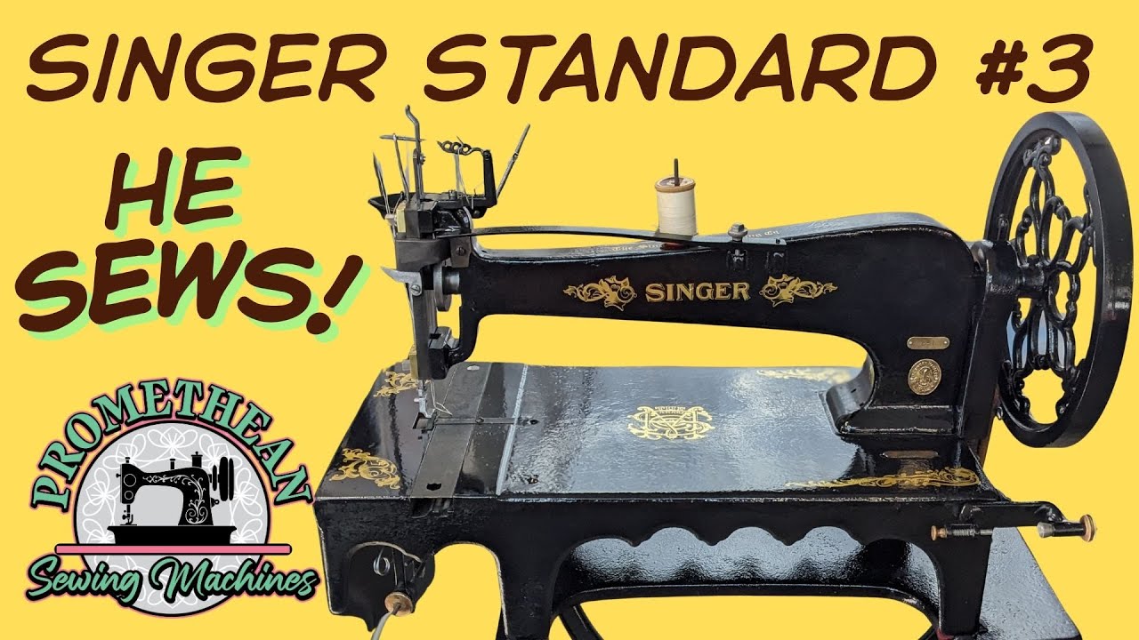 Singer Standard Finishing the Restoration of a 1905 Singer Standard #3 - He Sews! - YouTube