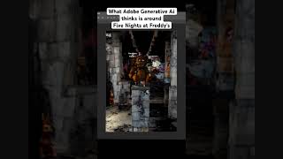 Photoshop Ai completes: Five Nights at Freddy's Cover Art [Generative Fill] #fnaf