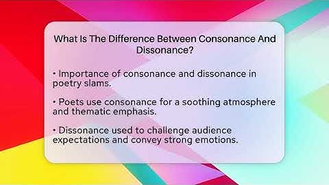 What Is The Difference Between Consonance And Dissonance? - The Prose Path