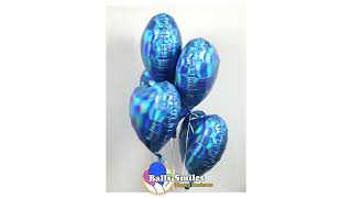 BallsSmiles - Комплект шариков из фольги 01
