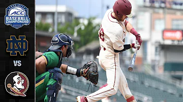 Notre Dame vs. Florida State ACC Baseball Championship Highlights (2022)