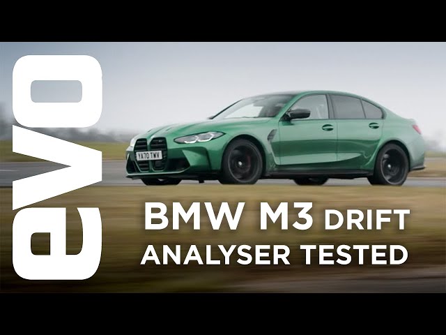 Die M-Tasten im BMW M3 Competition - 2021 - mit Drift Analyser 