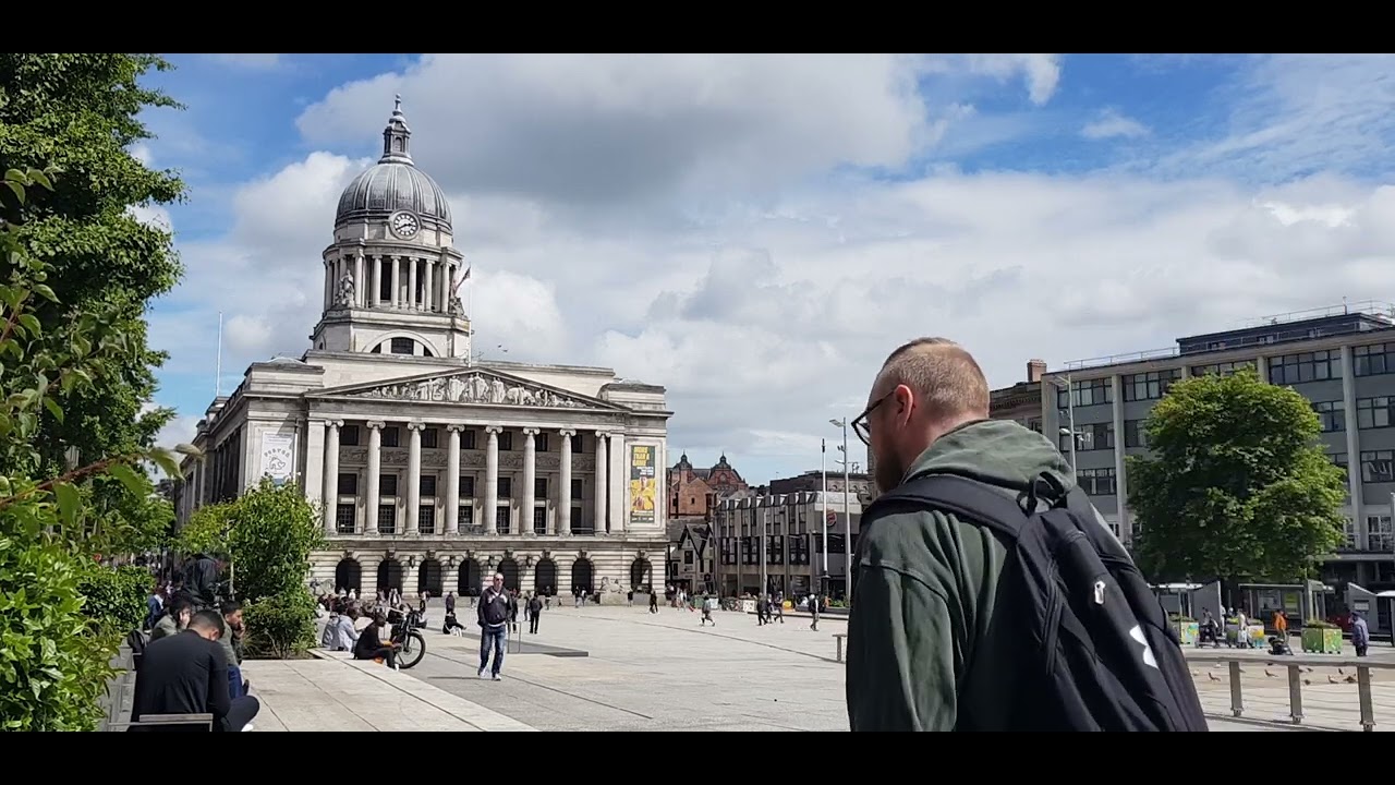 ASMR Writing Places : CITY SQUARE, NOTTINGHAM 