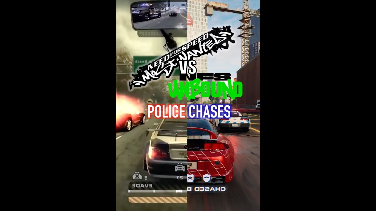 NFS Most Wanted VS Unbound - Police Chases