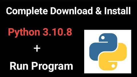 How to install python on windows 10| Python 3.10.8 | Download Python| |Install python 3.10.8 |