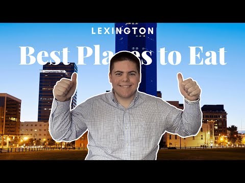 Video: Los mejores alimentos para probar en Lexington, Kentucky