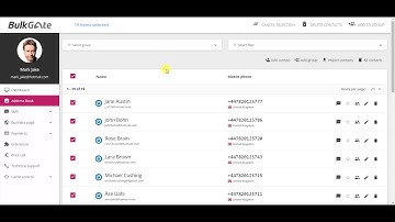 How to add contacts to a group | BulkGate SMS Gateway