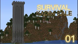 Devasa Kule: minecraft Survival bölüm 01