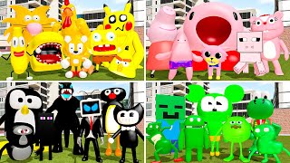 WHICH COLOR IS STRONGER? from NEW 3D SANIC CLONES MEMES & ROBLOX SMILEY in Garry's Mod?!