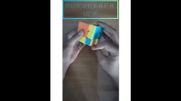 Simple algorithm for OLL cases #shorts #ytshorts #rubikscube