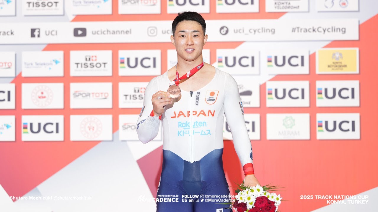 中野が銅メダル 山﨑は決勝進出を逃す 男子ケイリン／2025