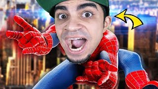 تجربة حياة سبايدر مان spider-man !! 🕸🔥