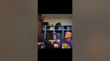 JOHN CENA & R TRUTH " THEN VS NOW " #shorts