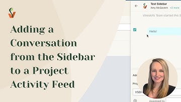 Adding a Conversation to a Project Activity Feed in Filevine