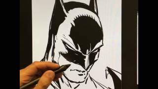 LIVE Drawing of Batman