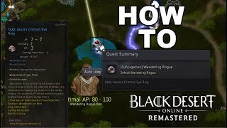 Quest For Duo Asulas Crimson Eye Ring - Bdo Black Deset Online