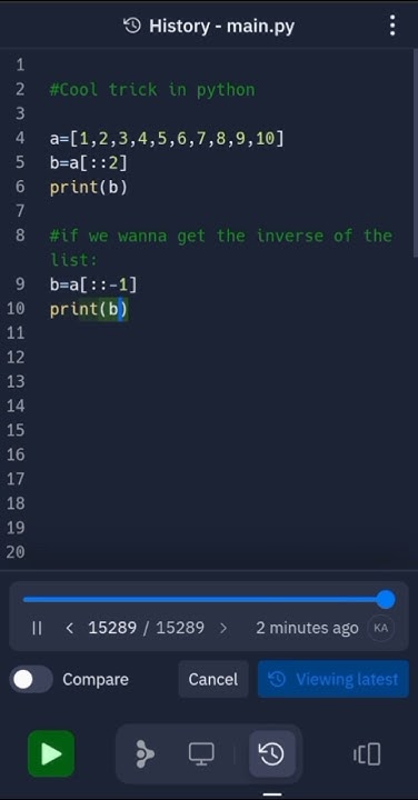 #python cool tricks in python let's get to know! #coding - YouTube