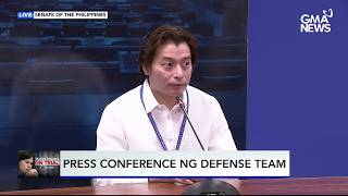 Poa sa salaysay ni Tolosa - 'Wala kaming sinabing hindi handa ang Prosecution' | GMA News