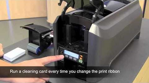 Datacard CD800   Cleaning your Printer