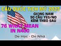 2023🇺🇸FULL 76 TỪ WHAT MEAN N400 | CÁCH HỌC MỚI HIỆU QUẢ HƠN | THI QUỐC TỊCH MỸ