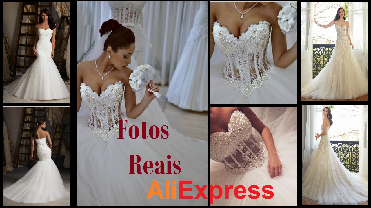 aliexpress vestidos noiva